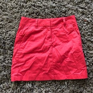 Pink red skirt